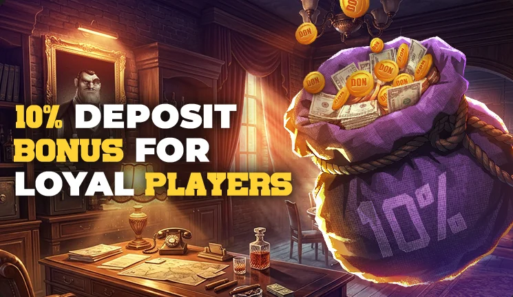10% deposit bonus casino loyalty